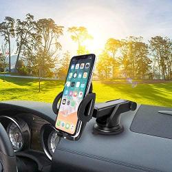 Cellet Car Phone Mount Extendable Windshield and Dashboard Holder Compatible for iPhone XS/Max/XR/X/8/Plus/7 Plus Samsung Note 9/8/5 Galaxy S9 Plus S8 LG Motorola