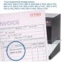 Pyramid Time Systems 3700 Heavy Duty Steel Time Clock and Document Stamp, Prints employee time & up to 14 pre-programmed messages, Made in the USA, Black