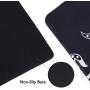 iLeadon Desk Pad Protector, Large Gaming Mouse Pad 35.1 x 15.75-inch 2.5mm Thick, Cute Desk Decor, Office Desk Writing Pad with Non-Slip Rubber Base for Home Office Work Accessories, Black Mandala