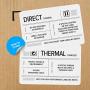 Zebra GX420t Thermal Transfer Desktop Printer Print Width of 4 in USB Serial and Ethernet Port Connectivity GX42-102410-000