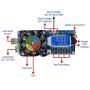 PEMENOL DC Electronic Load Tester 35W 5A Adjustable Constant Current Aging Tester Discharger Voltage Current Power Battery Capacity Display with Cooling Fan LCD Display
