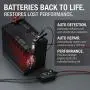 NOCO GENIUS2, 2-Amp Fully-Automatic Smart Charger, 6V and 12V Battery Charger, Battery Maintainer, Trickle Charger, and Battery Desulfator with Temperature Compensation