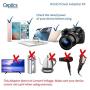 International Plug Adapter Kit, Ceptics World Safest Grounded 13 Adaptor Set Dual USB Ports - Travel Anywhere - Business Use - Perfect for Laptops, Cell Phones, Chargers - Surge Protection