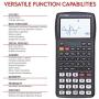 Scientific Calculator with Graphic Functions - Multiple Modes with Intuitive Interface - Perfect for Beginner and Advanced Courses, High School or College (Black)