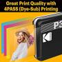 KODAK Mini 3 Retro Portable Photo Printer, Compatible with iOS, Android & Bluetooth Device, Real Photo (3”x3”), 4Pass Technology & Laminating Process, Print Photos – Yellow - 60 Sheets