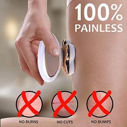 Hair Removal for Women, Sembelle Ladies Electric Shaver - Palm Perfect, Painless, Rechargeable Womens Shaver - Legs, Body, Pubic, Facial Hair Remover - Smooth Finishing Leg Hair Epilator with 4d Heads