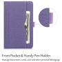 ProCase iPad Pro 12.9 2017/2015 Case (Old Model) - Stand Folio Case Cover for Apple iPad Pro 12.9 Inch (Both 2017 and 2015 Models), with Multiple Viewing Angles, Apple Pencil Holder -Purple