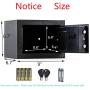 JUGREAT Safe Box with Induction Light,Electronic Digital Securit Safe Steel Construction Hidden with Lock，Wall or Cabinet Anchoring Design for Home Office Gun Cash Money,Textured Powder Coating