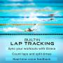 Delphin Waterproof Micro Tablet Compatible with Audible and More, Plus Built in Lap Tracking! (8GB, HydroActive)
