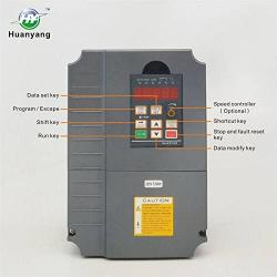 Vector Control CNC VFD Variable Frequency Drive Controller Inverter Converter 220V 5.5KW 7.5HP For Spindle Motor Speed Control HUANYANG GT-Series (220V, 5.5KW)
