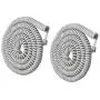 Telephone Phone Handset Cable Cord,Uvital Coiled Length 1 Foot Landline Phone Handset Cable Cord RJ9/RJ10/RJ22 4P4C(White,2 PCS)