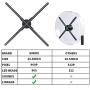 GIWOX Upgrade Holo65SD+ 3D Hologram Fan Display, 25.6Inch Large Size and 960P High Pixel, 960 Led Beads and Audio,Holographic Advertising is Perfect for Trade Show,Store Display