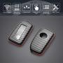 TANGSEN Smart Key Fob Case for LEXUS ES 350 GS F 350 450H IS 200 250 300 350 LX 570 NX 200T 300H RC F 200T 300 350 RX 350 450H 3 & 4 Button Keyless Entry Remote Carbon Fiber Pattern ABS Red Cover