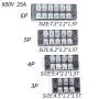 8 Pack (4 Sets) 15A, 3 4 5 6 Positions Dual Row 600V 15A Screw Terminal Strip Blocks with Cover + 400V 15A 3 4 5 6 Positions Pre-Insulated Terminals Barrier Strips