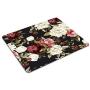 Smooffly Gaming Mouse Pad Custom,Watercolor Floral with Roses Mouse pad Non-Slip Rubber Rectangle Mouse Pads for Computers Laptop