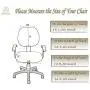 MOCAA Computer Office Chair Covers Universal Stretchable Polyester Washable Rotating Chair Slipcovers,ONLY Chair Covers (Color 16)