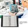 170 Value Sample Book,Resistors Sample Book,Electron Components Sample Book Plastic, for Electronic Professionals or Enthusiasts