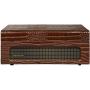 Crosley CR8017A-BR Voyager Vintage Portable Turntable with Bluetooth Receiver and Built-in Speakers, Brown