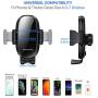 【2021 Upgraded】 Miracase Car Phone Mount, Air Vent Cell Phone Holder for Car, Universal Car Phone Holder Cradle Compatible with iPhone 12 Pro Max/11/11 Pro/11 Pro Max/XR/Xs/8/7,S10+ and More