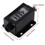 Plastic 5 Digit Tally Counter, Walfront Hand Mechanical Clicker Lap Tracker Manual Clicker with Metal Finger Ring Hoop Holder