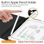Fintie Rotating Case for New iPad 8th Gen (2020) / 7th Generation (2019) 10.2 Inch - [Built-in Pencil Holder] 360 Degree Rotating Smart Protective Stand Cover with Auto Sleep/Wake, Black