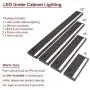 LED Under Cabinet Lighting Fixture, Hardwired or Plug in, Warm White (2700K), 8 inch, 5.3W, 265lm, Linkable, On/Off Switch Included, ETL & Energy Star Listed, 120V, Bronze Finished, T4S-08-BZ-927 LED Under Cabinet Lighting Fixture, Hardwired or Plug in, Warm White (2700K), 8 inch, 5.3W, 265lm, Linkable, On/Off Switch Included, ETL & Energy Star Listed, 120V, Bronze Finished, T4S-08-BZ-927