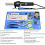 YIHUA 8858-I & 928D Portable Hot Air Gun and 65W Controllable and Accurate Temperature Soldering Iron with LED Digital Display, Sleep Function, Digital Temp. Correction Function, Desoldering and Solde