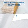 Metronic Bubble Cushioning Wrap Roll 12x72 FT Bubble Roll- Perforated 12×12'', 2 Rolls Air Bubble Cushioning Roll, 20 Fragile Sticker Labels,Moving Supplies Cushioning Wrap for Packing Shipping Boxes