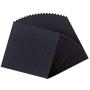 Adhesive Foam Strip, 4 Inch Length X 4 Inch Width X 1/16 Inch Thickness Self Stick Foam Rubber Sheet Non-Slip Air Conditioner Insulation Pads Black Foam Padding Foam Strip (20Pcs)