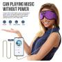 Boodlab Sleep Headphones Bluetooth Sleep Mask, 3D Sleep Eye Mask with Ultra-Thin HD Stereo Speakers Washable Adjustable for Sleeping Side Sleepers, Air Travel,Yoga,Meditation,Holiday