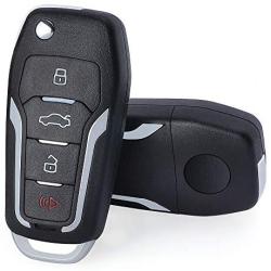 Keymall keyless Entry Replacement Upgraded Flip Key FOB 314MHz 4D67 Chip 4B Fob Remote for Toyota 4Runner Sequoia ,HYQ12BBX HYQ12BAN HYQ1512Y