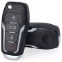 Keymall keyless Entry Replacement Upgraded Flip Key FOB 314MHz 4D67 Chip 4B Fob Remote for Toyota 4Runner Sequoia ,HYQ12BBX HYQ12BAN HYQ1512Y