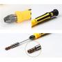 NUZAMAS 45-in-1 Precision Screwdriver Tool kit Compact Disassembly Repair Bits with Flexable Extension Bar in Organizer Case for Laptop Computer Phone iPhone Electronic Products and Appliances