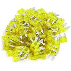 100 Pack Auto Fuses 20 AMP APM/ATM 32V Mini Blade Style Fuses 20A Short Circuit Protection Car Fuse