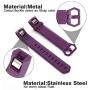 Welltin Bands Compatible with Fitbit Alta/Alta HR for Women and Men(4 Pack), Classic Soft Silicone Sport Strap Replacement Wristband for Fitbit Alta/Alta HR/Fitbit,Small Large