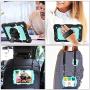 SEYMAC stock Case for iPad Mini 5/4, Full-Body Protective Case with 360 Degrees Rotating Stand & Strap Stylus Pencil Holder for iPad Mini 5th/4th Generation(SkyBlue+Black)