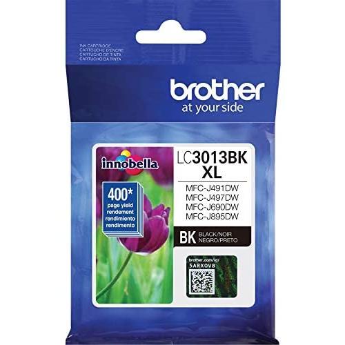 Printer High Yield Ink Cartridge Page Up to 400 Pages Black (LC3013BK) - 2 Pack