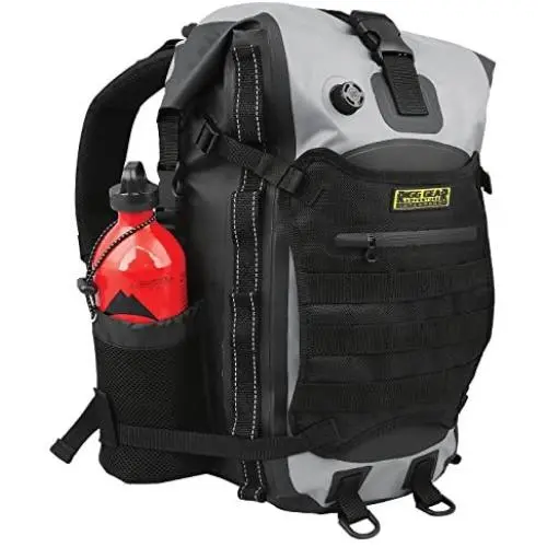 Nelson-Rigg SE-3020 Rigg Gear Hurricane 20L Waterproof Backpack/Tail Pack ,1 Pack, black & grey