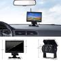 7 Inch Wireless Car Backup Camera and Monitor Kit, Superior Night Vision Wide Angle Stable Signal HD TFT LCD Monitor Parking System with Car Charger for 12V-24V Truck RV Trailer Camper Bus