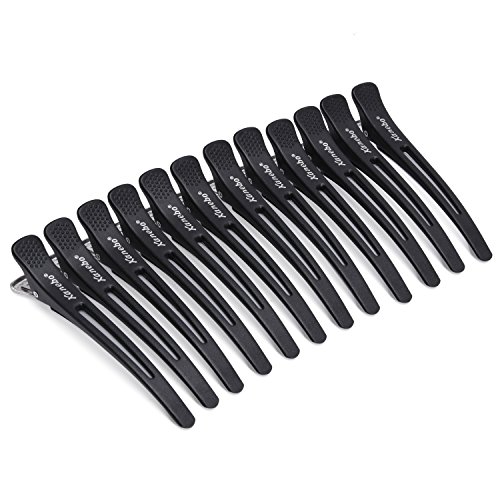 12Pcs Traceless Duckbill Clips for Hair Extensions, Professional Barber Plastic Hair Clips Clamp with Silicone Band Salon Styling Hair Claw Grip Non-slip Hairpins Barrettes for Women Girls 12Pcs Traceless Duckbill Clips for Hair Extensions, Professional Barber Plastic Hair Clips Clamp with Silicone Band Salon Styling Hair Claw Grip Non-slip Hairpins Barrettes for Women Girls