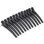 12Pcs Traceless Duckbill Clips for Hair Extensions, Professional Barber Plastic Hair Clips Clamp with Silicone Band Salon Styling Hair Claw Grip Non-slip Hairpins Barrettes for Women Girls 12Pcs Traceless Duckbill Clips for Hair Extensions, Professional Barber Plastic Hair Clips Clamp with Silicone Band Salon Styling Hair Claw Grip Non-slip Hairpins Barrettes for Women Girls