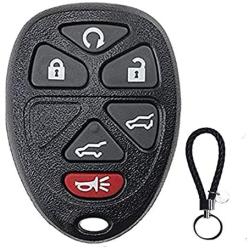 Replacement Remote Key Fob fits Chevy Suburban Tahoe Traverse Cadillac Escalade SRX/GMC Acadia Yukon/Buick Enclave/Saturn Outlook (OUC60270, OUC60221) (G)