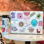 70 VSCO Stickers, Aesthetic Stickers, Cute Stickers, Laptop Stickers, Vinyl stickers, Stickers for Water Bottles, Waterproof stickers, stickers for kids teens, Christmas teen girl gifts, sticker packs
