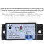Current Switch, Self-Powered Current Sensing Switch SZC25-NO-AL-CH AC 0.5-50A Adjustable Normally Open Current Sensing Relay for Flash Buzzer Transformer Substation