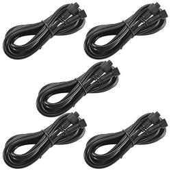 Sumaote 6.56ft 2m 2Pin Extension Cable Wire with Male and Female Connectors at Both Ends for Single Color LED Deck Light