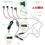 15ft Micro USB & Mini USB Dash Cam & Type-C Hardwire Kit w. Mini(ACS)/LP Mini(ACN)/ATO(ATC or ACU)/Micro2(ACZ) Fuse, Micro to Mini/USB-C Port Adapters & Battery Drain Protection (Mini)