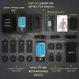 Xpoint Dual Channel Luxury TENS EMS Unit Muscle Stimulator - 24 Modes, 12 Large Electrode Pads - Back, Shoulder, Neck, Sciatica - Max Power Pain Relief Device - Rechargeable Physical Therapy Equipment