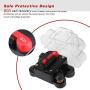 8 Gang Switch Panel Kit, Auto Power Plus Circuit Control Box Electronic Relay System Universal ON/Off Touch Switch Box with Harness and Label Stickers for Truck ATV UTV Boat Marine