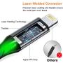 iPhone Charger, AOLIPLUS 6FT LED Lightning Cable [Apple MFi Certified ] USB Charging/Sync Lightning Cord Compatible with iPhone SE 11 11 Pro 11 Pro Max Xs MAX XR X 8 7 6S 6 5, iPad and More - Green