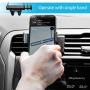 Car Cell Phone Mount, Lamicall Air Vent Clip Holder, Universal Stand Hands Free Cradle Compatible with Phone 12 Mini 11 Pro Xs Xs Max Xr X 8 7 6 6s Plus SE and Other 4.7-6.5 Smartphones - Gray
